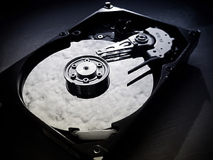 black internal HDD, technology, Hard Drive