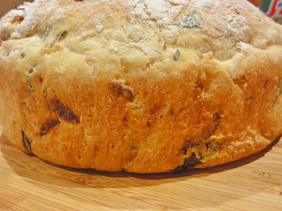 Bread,  Spinach,  Onions,  Baking HD wallpaper