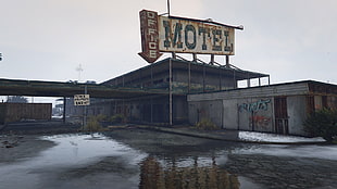 motel signage, Grand Theft Auto V, video games