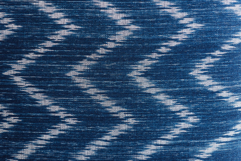 blue and gray chevron textile HD wallpaper