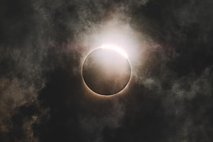 solar eclipse, Eclipse, Moon, Sun HD wallpaper