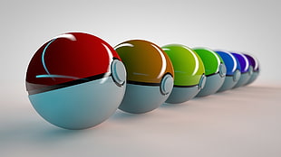 pokeball lot, Pokémon HD wallpaper