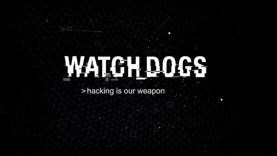 Watch Dogs text, video games, Watch_Dogs HD wallpaper