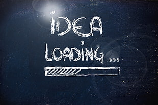 idea loading text, loading, artwork, typography, minimalism