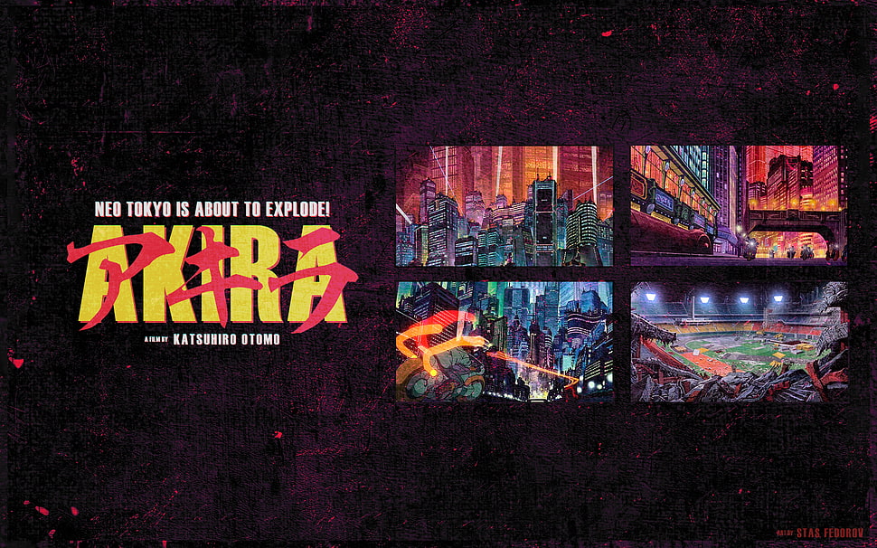 Akira movie cover, anime, Akira, Photoshop, digital art HD wallpaper