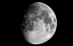 photo of moon, space, Moon, Milky Way HD wallpaper