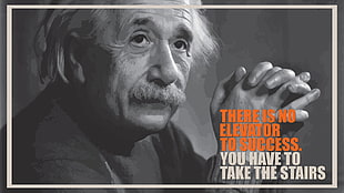 Albert Einstein photo, Albert Einstein, fake quote, brain