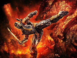 Scorpion Mortal Combat wallpaper HD wallpaper