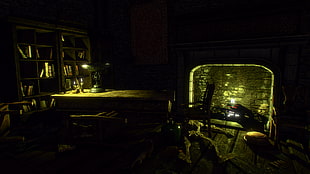 rectangular brown table, The Witcher 3: Wild Hunt, video games