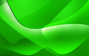 green wallpaper, abstract, green, shapes HD wallpaper