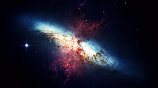 galaxy illustration, artwork, space art