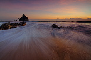 light, sea, dawn, landscape HD wallpaper