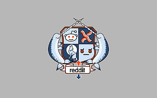 Coat of arms of Reddit, reddit HD wallpaper