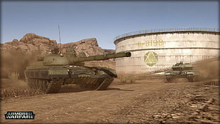 Armored Warfarce game application, Armored Warfare, tank, video games HD wallpaper