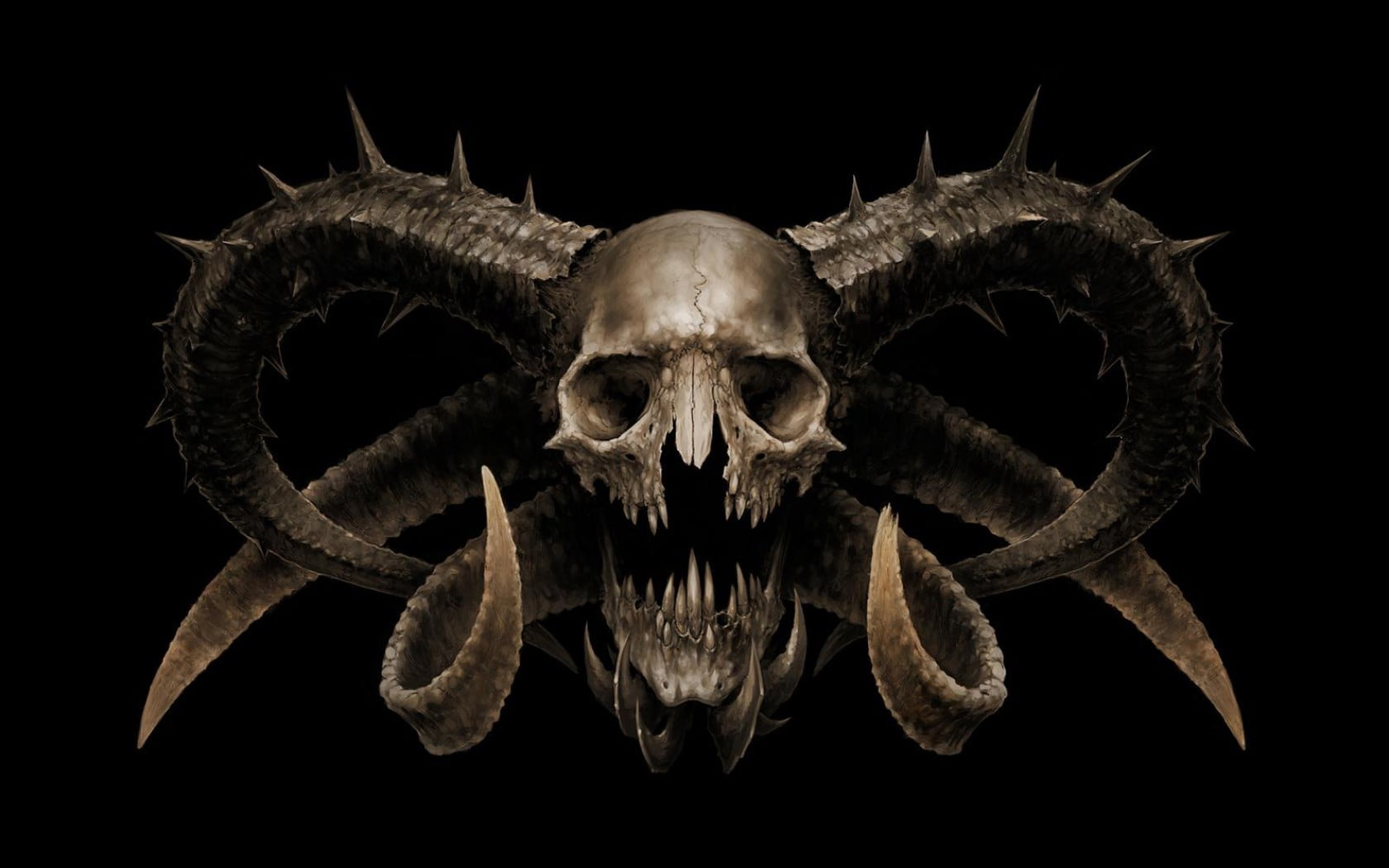 800x600 resolution | skull illustration, digital art, creature, skull ...