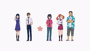 Anohana anime characters, Ano Hi Mita Hana no Namae wo Bokutachi wa Mada Shiranai HD wallpaper