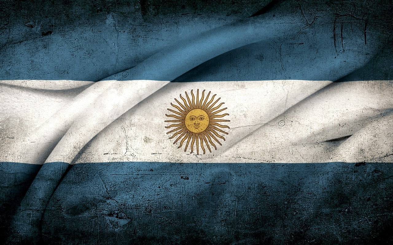 Argentina flag, Argentina, flag, grunge