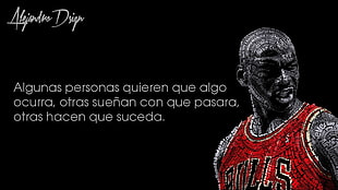 Michael Jordan with text overlay