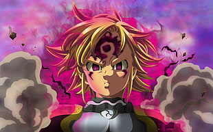 yellow-haired male character, Meliodas, Seven Deadly Sins