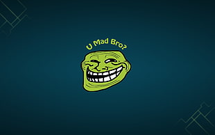 U Mad Bro Troll Meme post HD wallpaper