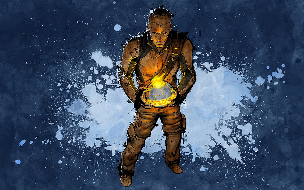 comic book character illustration HD wallpaper