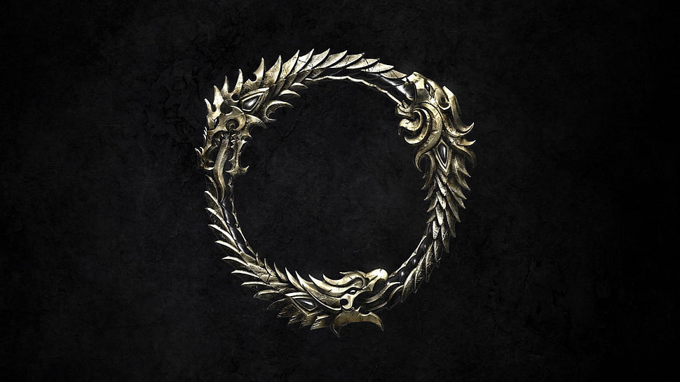 silver-colored dragon ring, The Elder Scrolls Online HD wallpaper