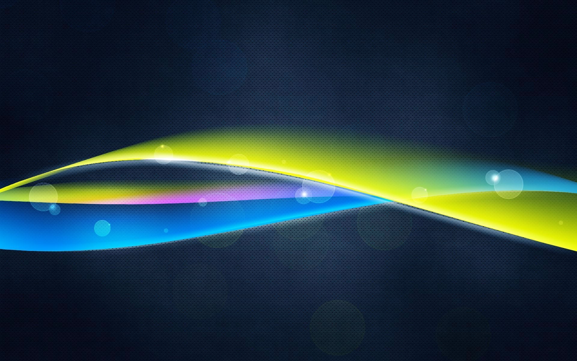 yellow and blue abstract digital wallpaper