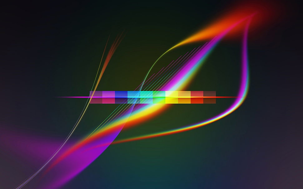 black, red, and green graphics HD wallpaper