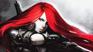 Katarina, Noxus, League of Legends, video games HD wallpaper