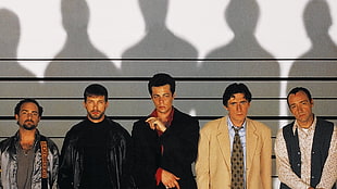 four man standing near wall HD wallpaper