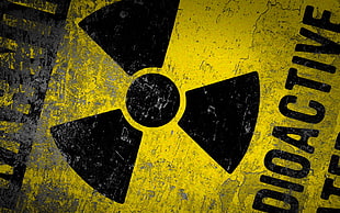 Radioactive sign HD wallpaper