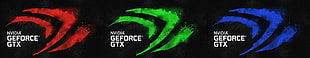 NVIDIA GeForce GTX logo HD wallpaper