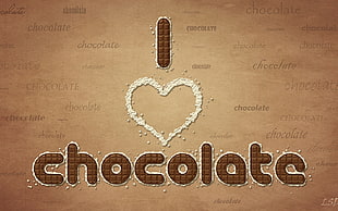 I heart chocolate wallpaper