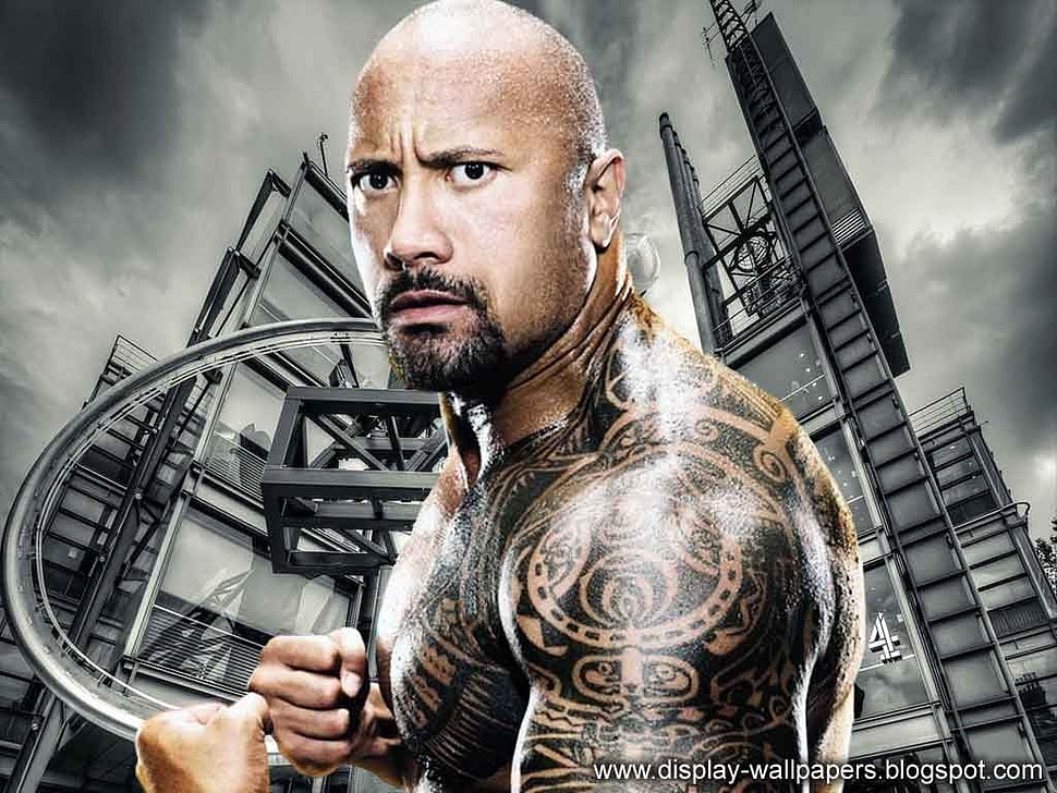 Dwayne Johnson poster, WWE, Dwayne Johnson HD wallpaper