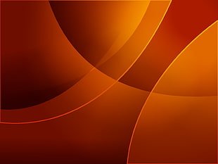 orange abstract artwork