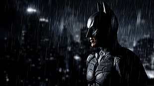 Batman, Batman, rain, MessenjahMatt, people