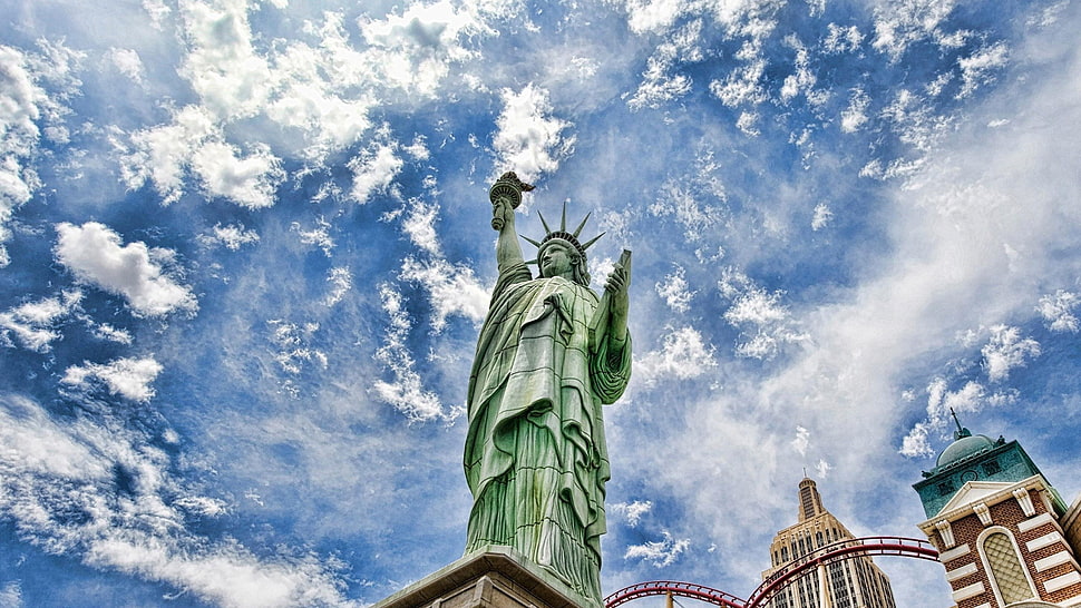 Statue of Liberty, New York, architecture, USA HD wallpaper