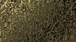 brown and black floral textile, pattern, texture