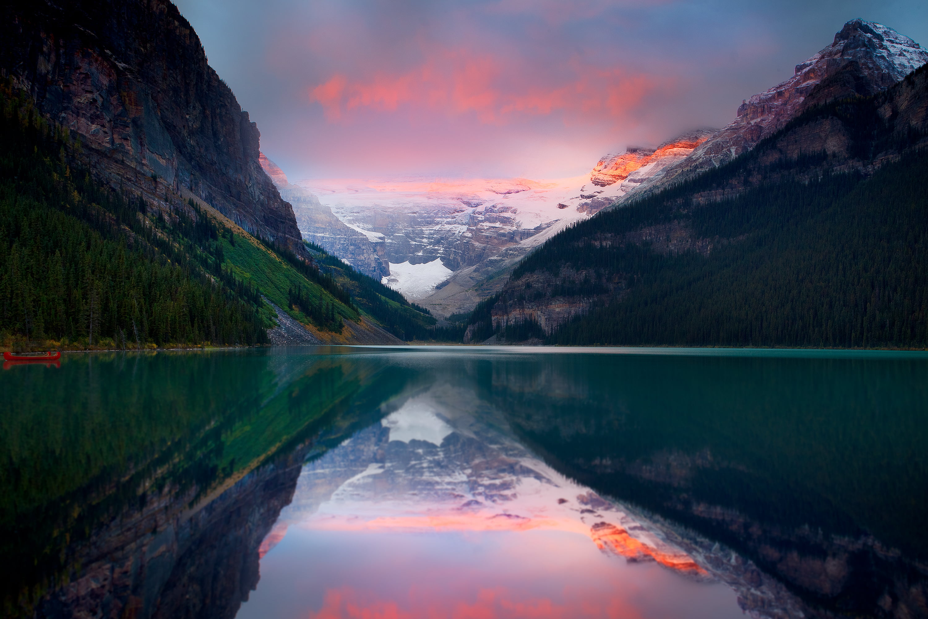 Mountain and Lake illustration