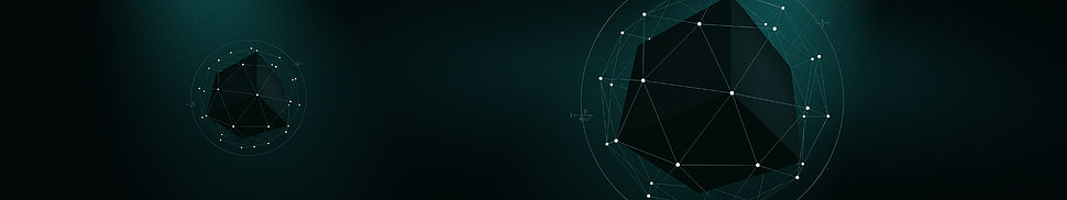 black cube illustration HD wallpaper