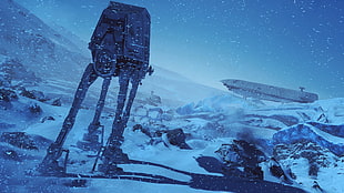 black and gray car engine, Hoth, Star Wars, video games, Star Wars: Battlefront HD wallpaper