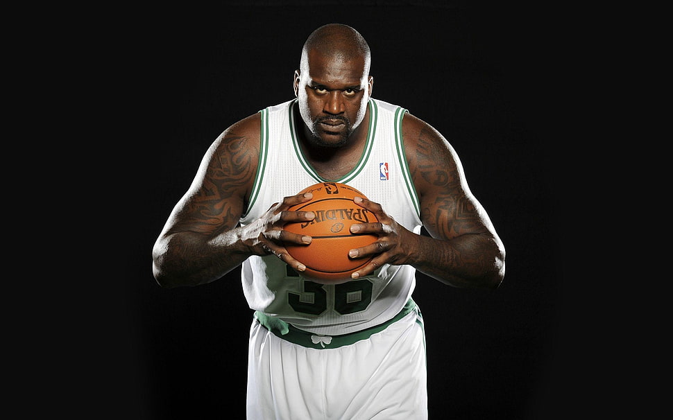 Shaquille O'Neal, basketball, Boston Celtics, sports, Shaquille O'Neal HD wallpaper