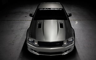 5th gen. silver Ford Mustang coupe, car, vehicle, silver cars, Ford HD wallpaper