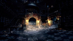 brown concrete building, Dark Souls, Dark Souls III, video games HD wallpaper