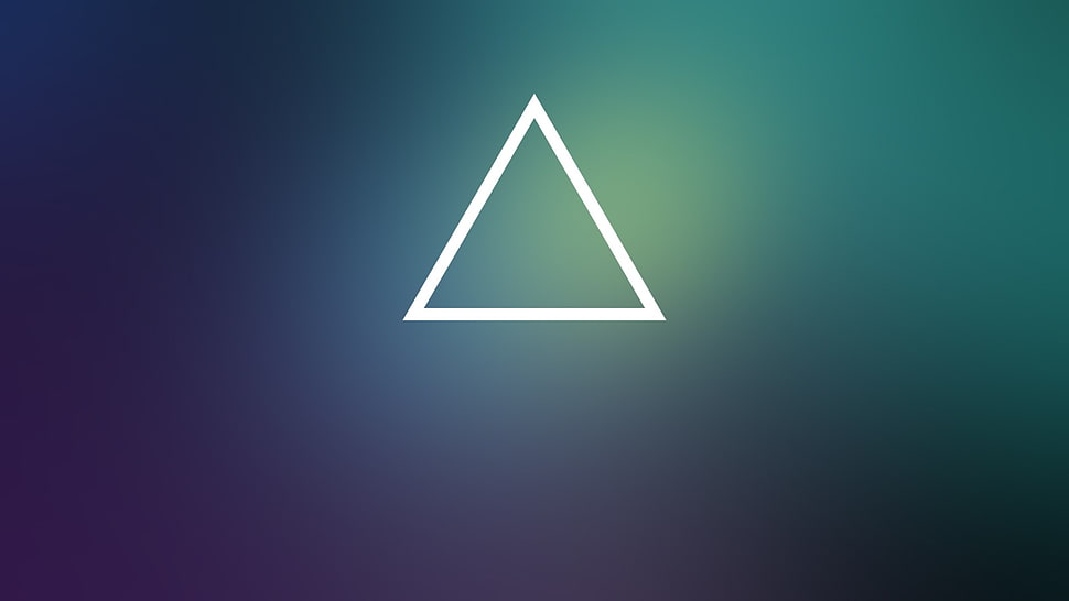 triangle logo HD wallpaper
