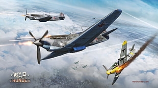 War Thunder digital wallpaper, War Thunder, airplane, Gaijin Entertainment, Bf109 HD wallpaper