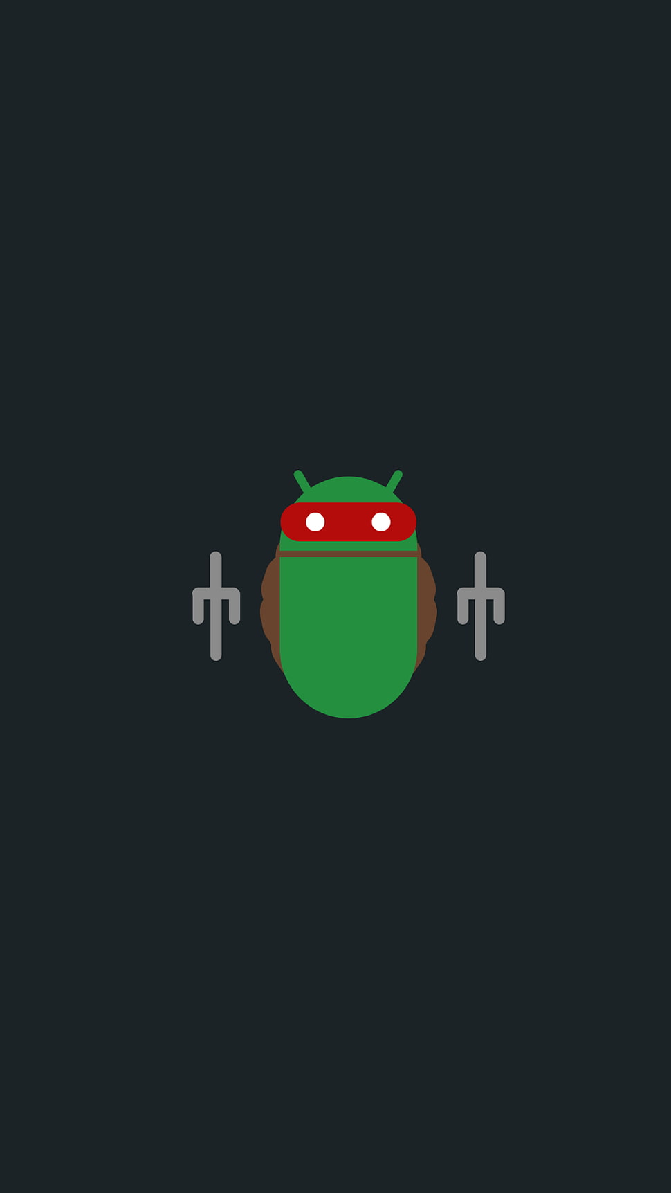 illustration of TMNT Raphael, minimalism, Android (operating system), Mexican HD wallpaper