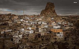 brown and white concrete building, Turkey, Turkish HD wallpaper