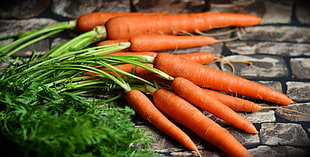 photo of stack carrots