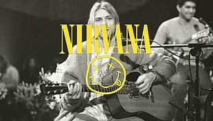 Nirvana group, Nirvana, grunge, rock, Kurt Cobain